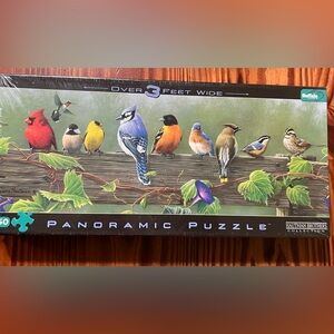 Buffalo Games Songbirds Panoramic Puzzle 750 Pieces Hautman Brothers New